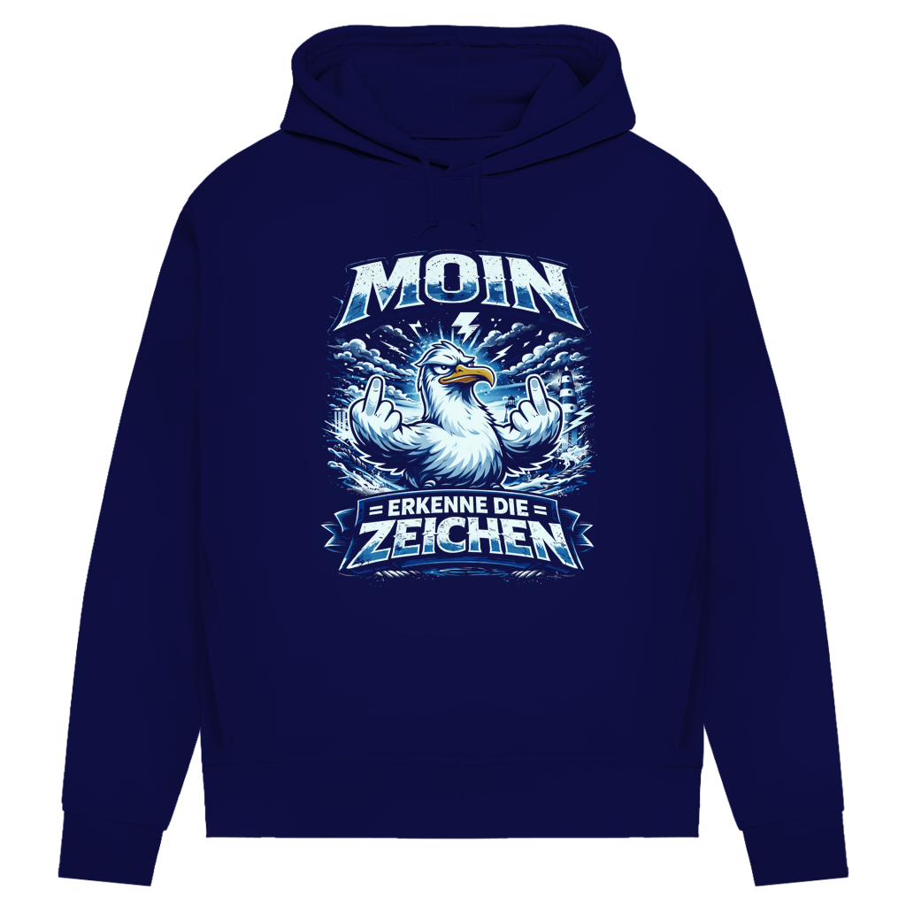 Hoodie Damen MOIN Erkenne die Zeichen #556