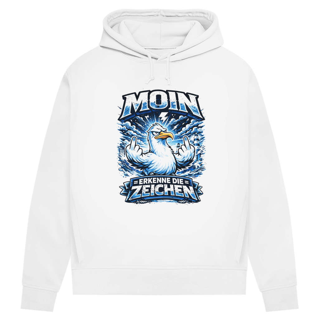 Hoodie Damen MOIN Erkenne die Zeichen #556
