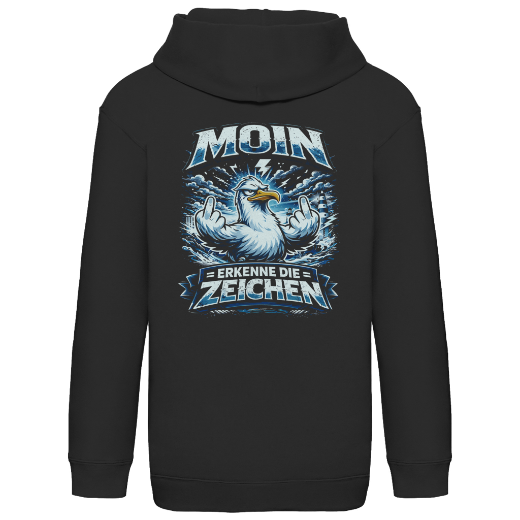 Hoodie Kinder MOIN Erkenne die Zeichen #556  - beidseitiger Druck