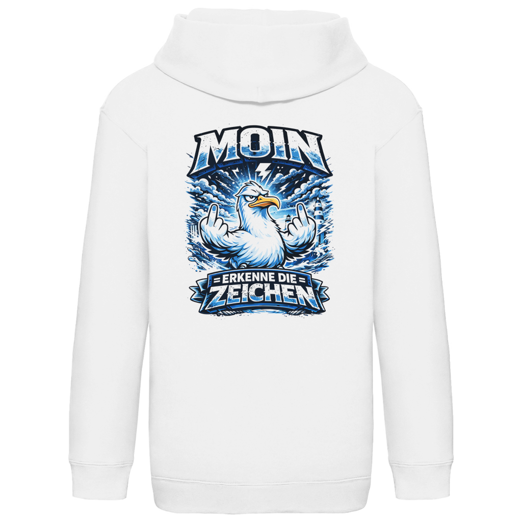 Hoodie Kinder MOIN Erkenne die Zeichen #556  - beidseitiger Druck