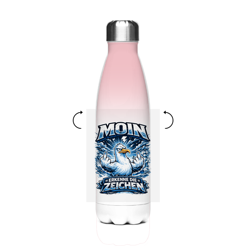 Edelstahl-Thermoflasche MOIN Erkenne die Zeichen #556