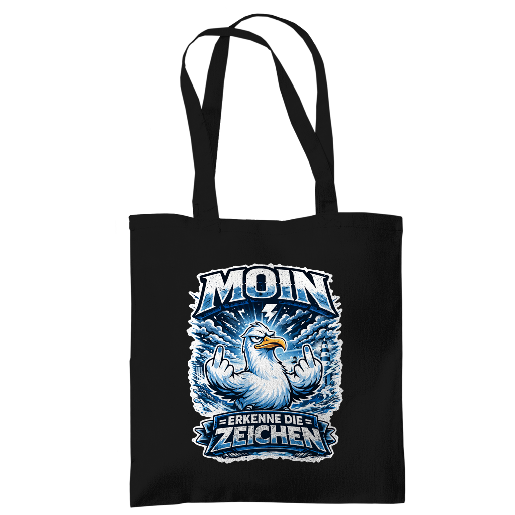 Baumwolltasche MOIN Erkenne die Zeichen #556