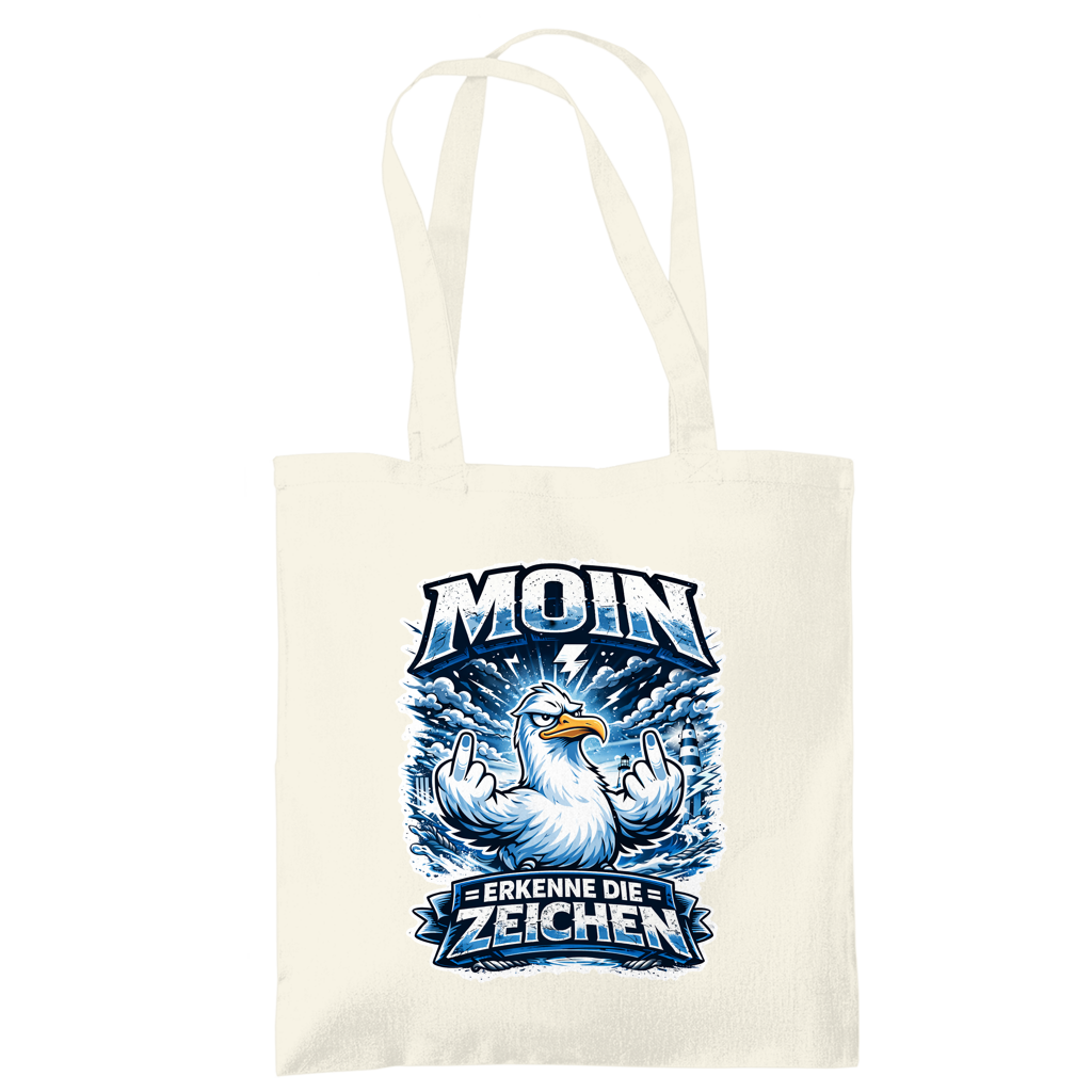 Baumwolltasche MOIN Erkenne die Zeichen #556