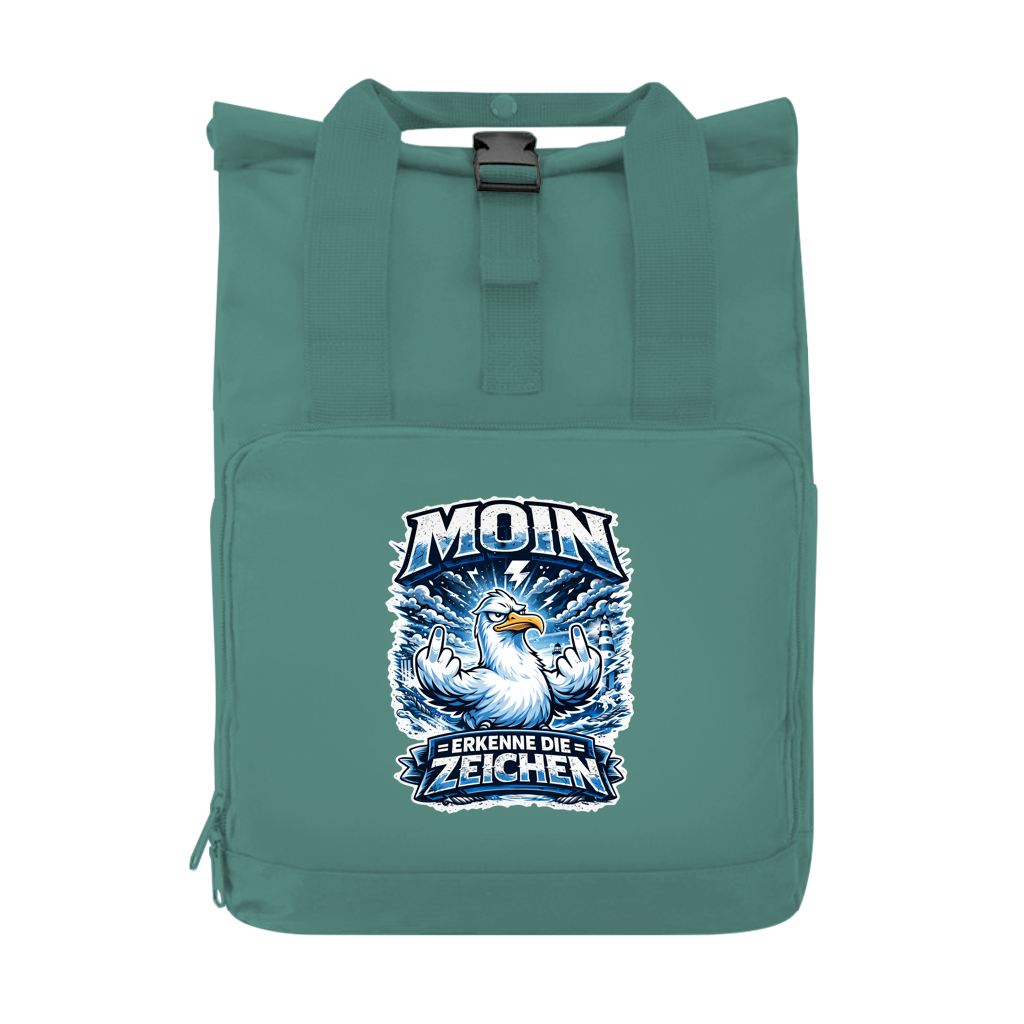 Rucksack mit Seitentasche MOIN Erkenne die Zeichen #556  Gr. S