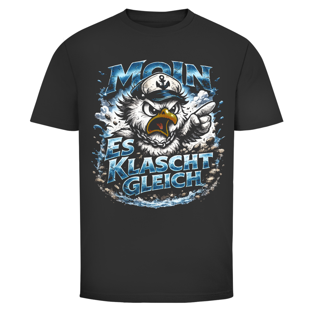 T-Shirt unisex Es klatscht gleich #564 - einseitiger Druck