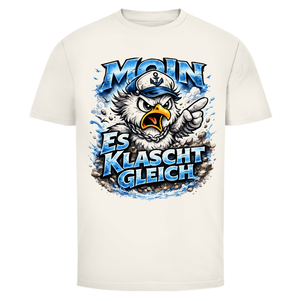 T-Shirt unisex Es klatscht gleich #564 - einseitiger Druck
