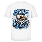 T-Shirt unisex  Es klatscht gleich #564  - beidseitiger Druck