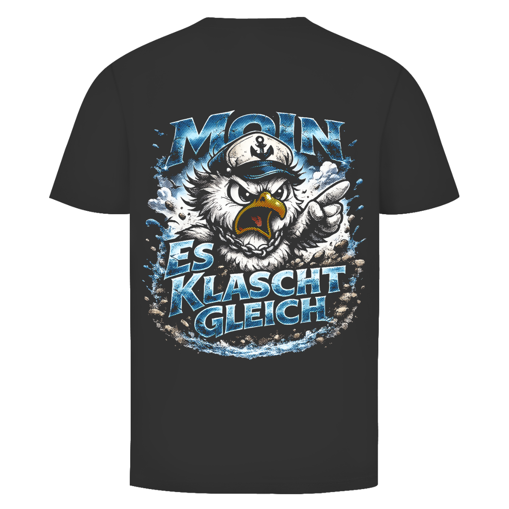 T-Shirt unisex  Es klatscht gleich #564  - beidseitiger Druck
