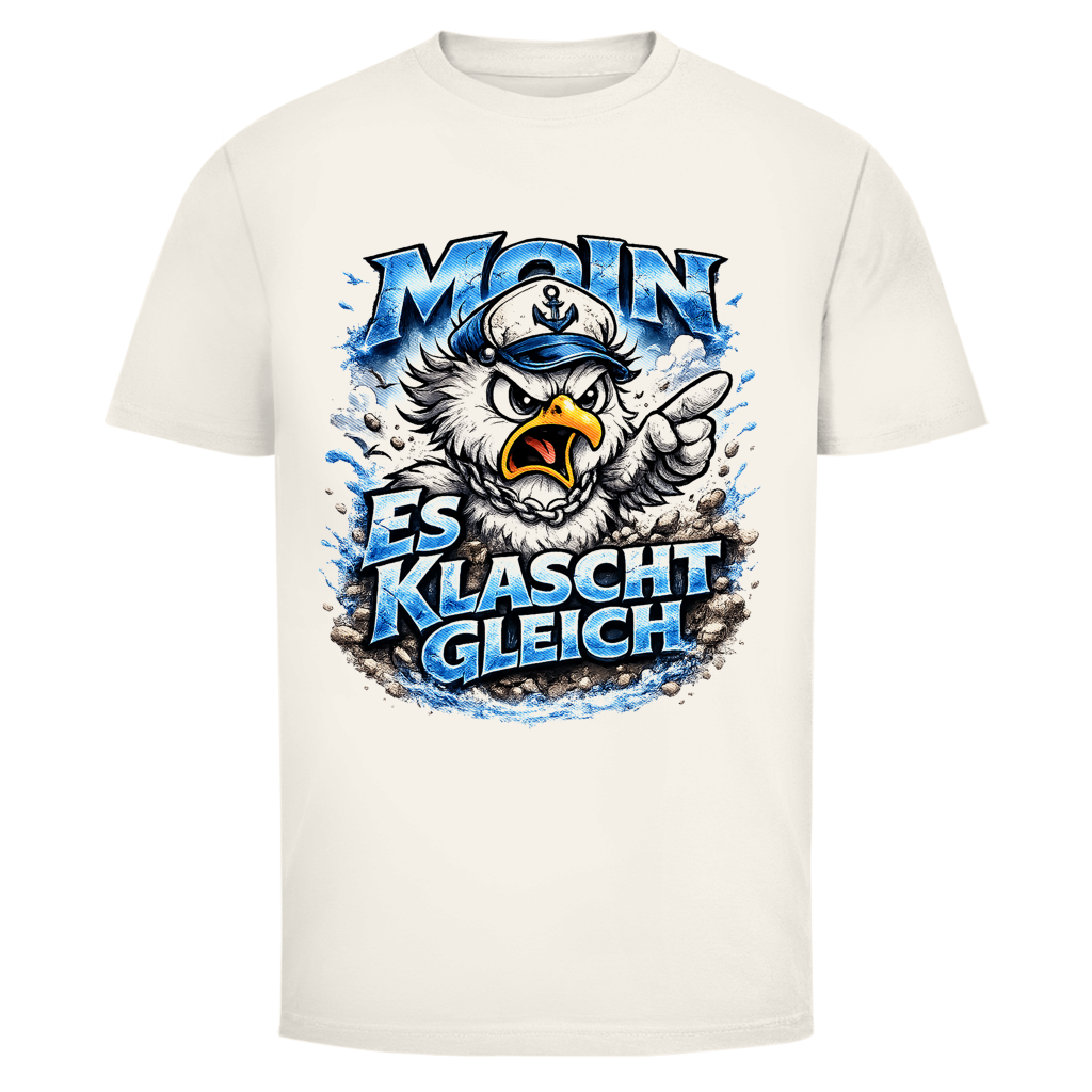 T-Shirt unisex  Es klatscht gleich #564  - beidseitiger Druck