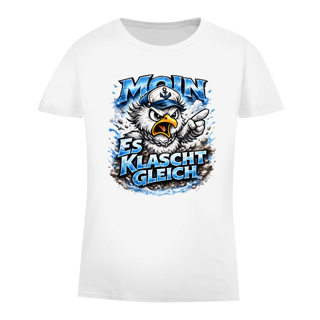 T-Shirt Damen  Es klatscht gleich #564
