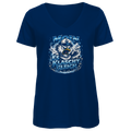 T-Shirt Damen V-Neck  Es klatscht gleich #564
