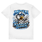 T-Shirt Herren V-Neck  Es klatscht gleich #564