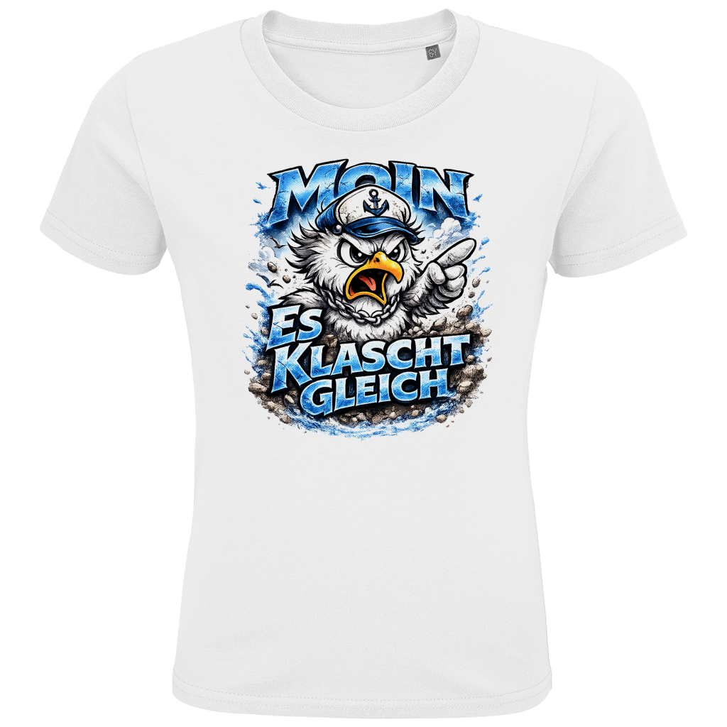 T-Shirt Kinder  Es klatscht gleich #564 - einseitiger Druck