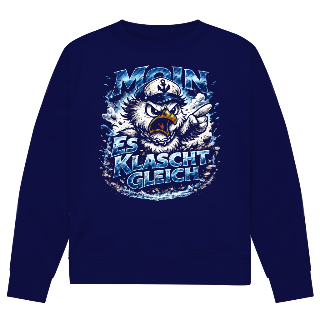 Sweatshirt Herren  Es klatscht gleich #564  - einseitiger Druck