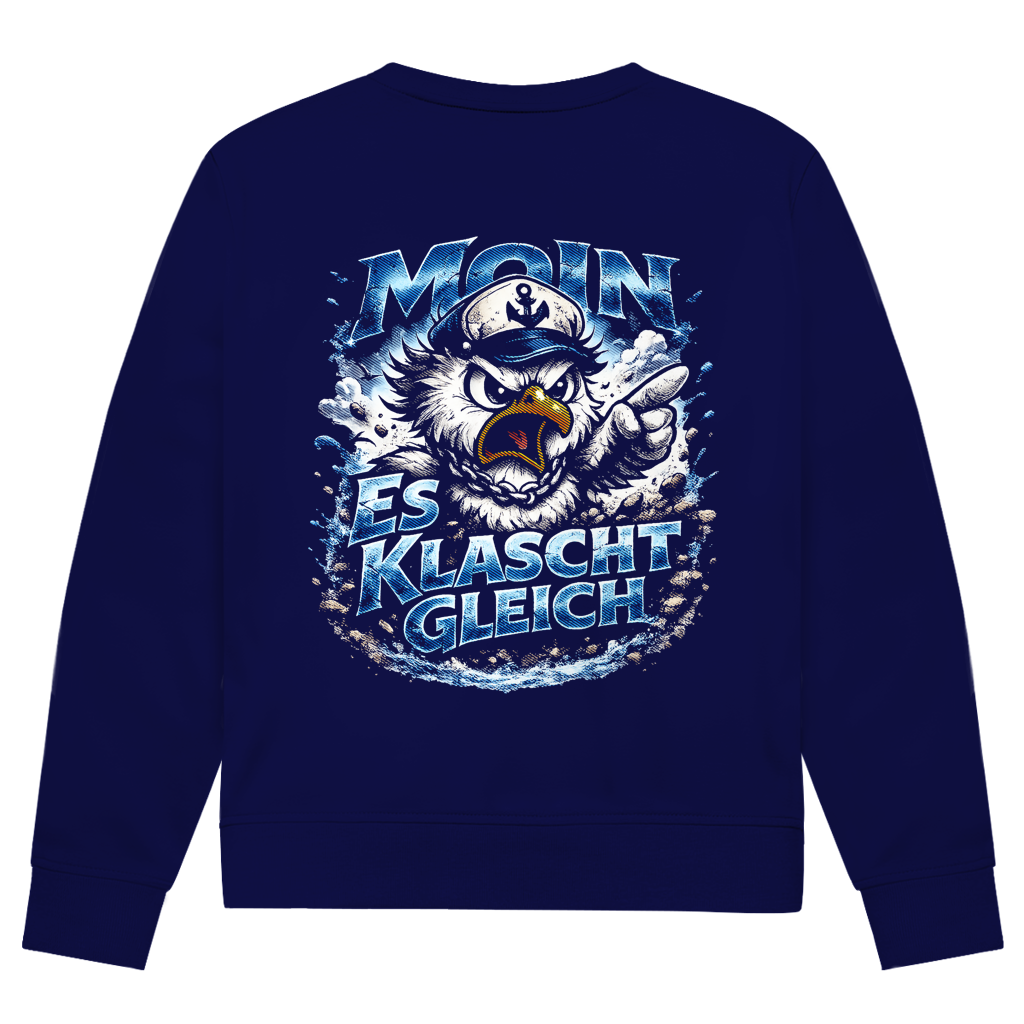 Sweatshirt Herren  Es klatscht gleich #564 - beidseitiger Druck