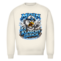 Sweatshirt Herren  Es klatscht gleich #564 - beidseitiger Druck