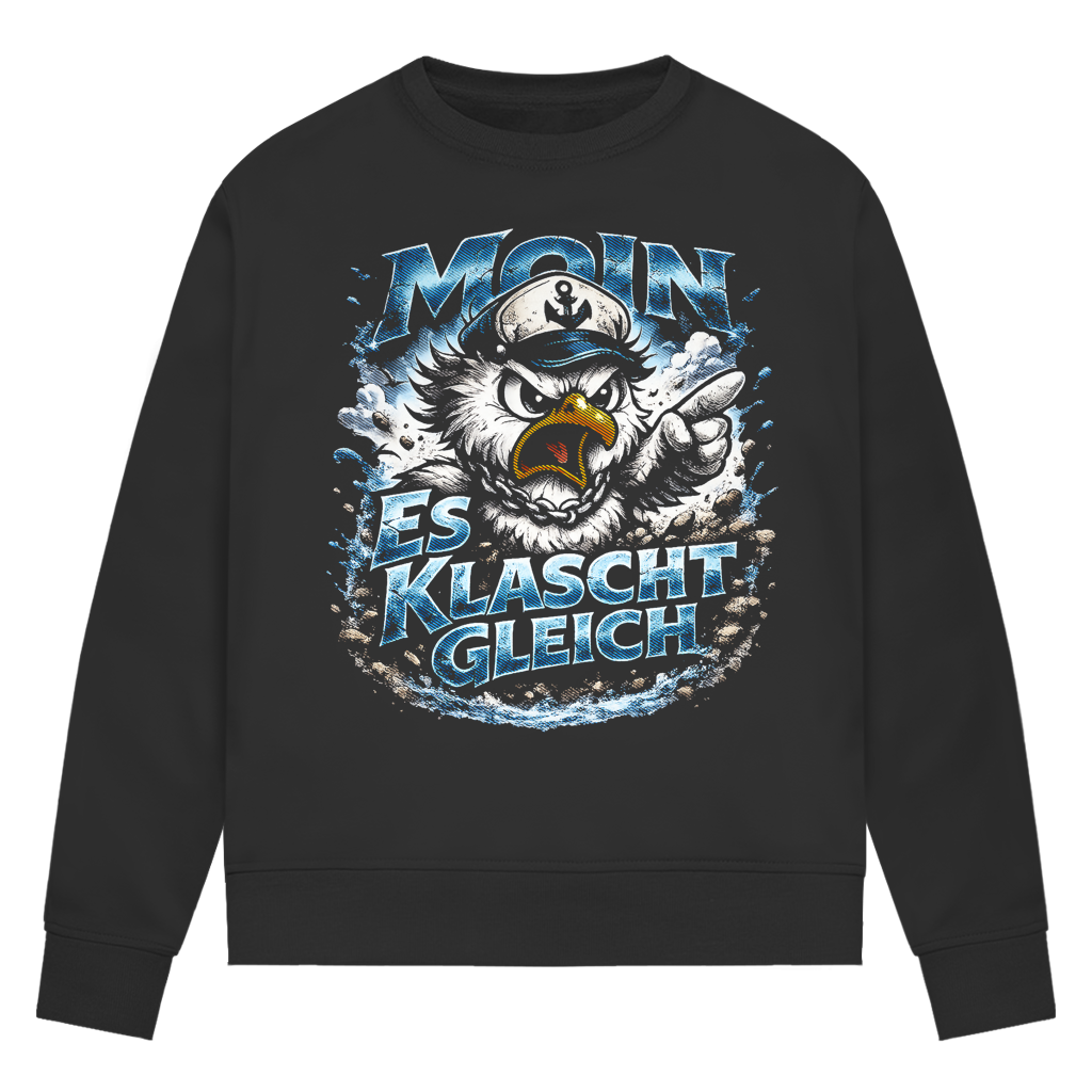 Sweatshirt Damen  Es klatscht gleich #564