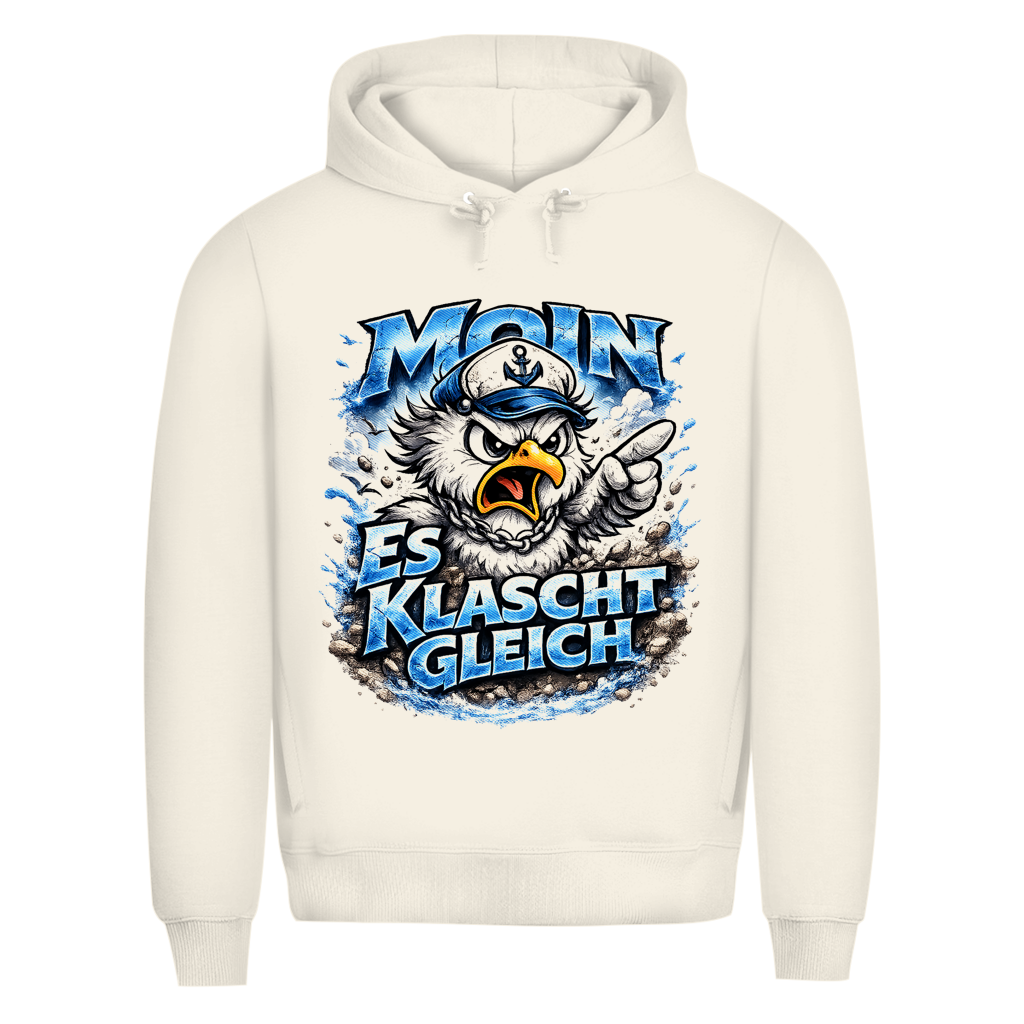 Hoodie Herren  Es klatscht gleich #564  - einseitiger Druck