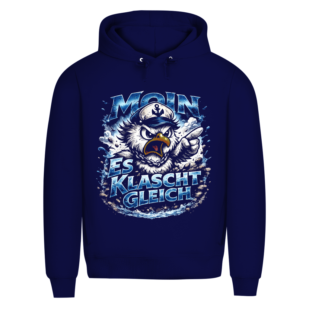 Hoodie Herren  Es klatscht gleich #564  - einseitiger Druck