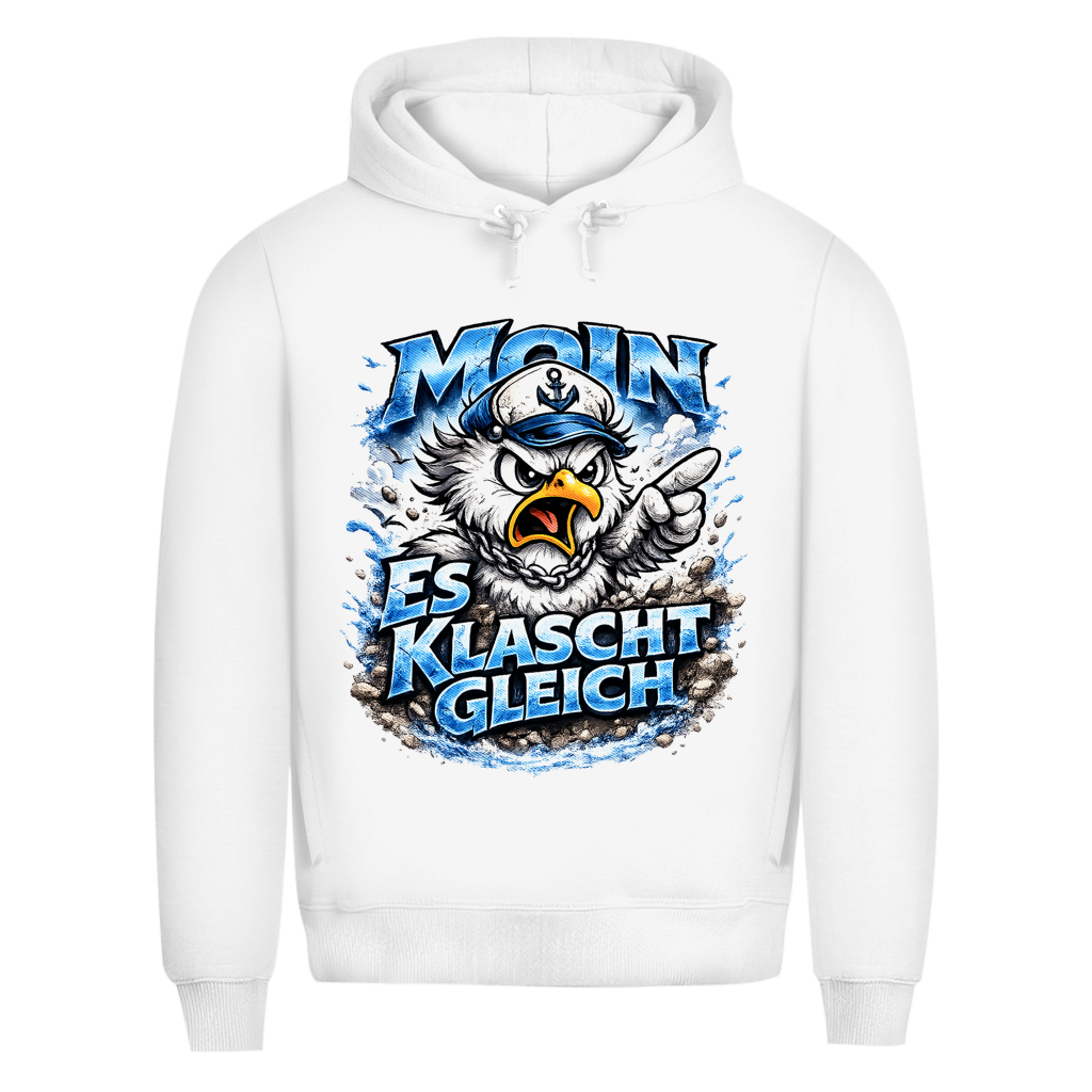 Hoodie Herren  Es klatscht gleich #564  - einseitiger Druck