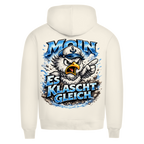 Hoodie Herren  Es klatscht gleich #564 - beidseitiger Druck