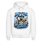 Hoodie Herren  Es klatscht gleich #564 - beidseitiger Druck