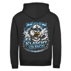 Hoodie-Jacke   Es klatscht gleich #564  - beidseitiger Druck