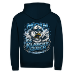 Hoodie-Jacke   Es klatscht gleich #564  - beidseitiger Druck