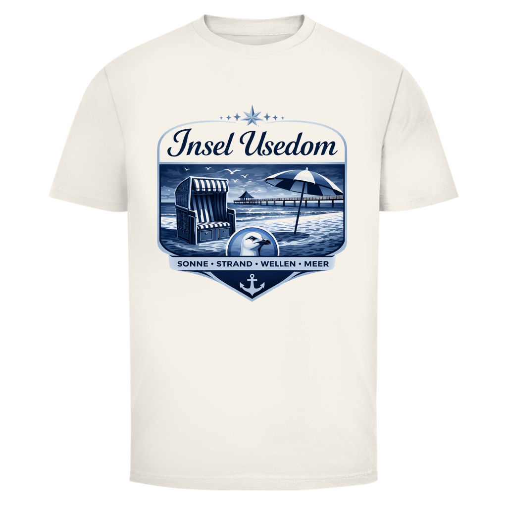 T-Shirt unisex  Insel Usedom #611 - einseitiger Druck