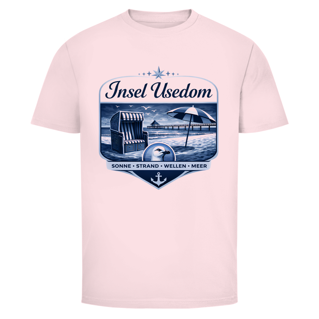 T-Shirt unisex  Insel Usedom #611 - einseitiger Druck