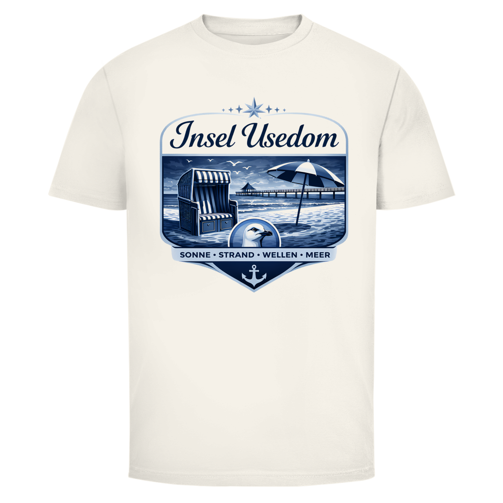 T-Shirt unisex  Insel Usedom #611 - beidseitiger Druck