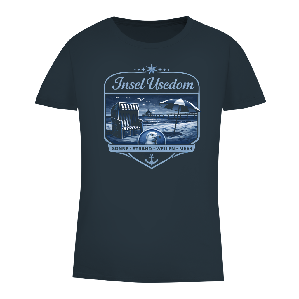 T-Shirt Damen  Insel Usedom #611