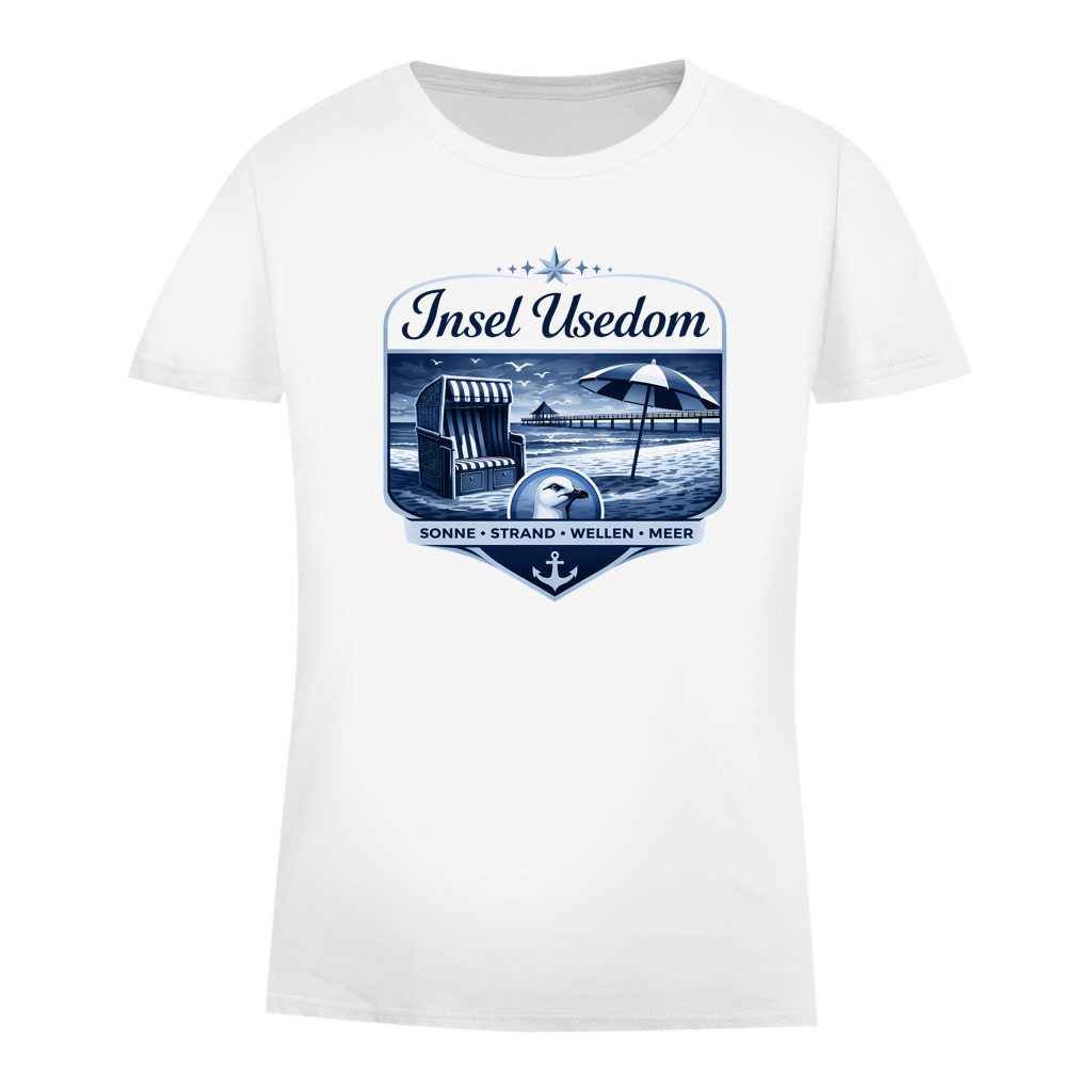 T-Shirt Damen  Insel Usedom #611