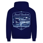 Hoodie Herren Insel Usedom #611 - beidseitiger Druck