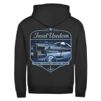 Hoodie-Jacke   Insel Usedom #611 -  beidseitiger Druck