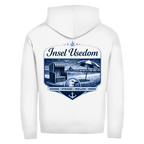 Hoodie-Jacke   Insel Usedom #611 -  beidseitiger Druck