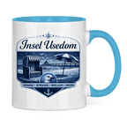 Keramik-Tasse zweifarbig   Insel Usedom #611