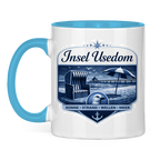 Keramik-Tasse zweifarbig   Insel Usedom #611