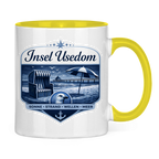 Keramik-Tasse zweifarbig   Insel Usedom #611