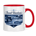 Keramik-Tasse zweifarbig   Insel Usedom #611