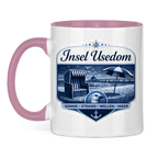 Keramik-Tasse zweifarbig   Insel Usedom #611