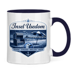 Keramik-Tasse zweifarbig   Insel Usedom #611