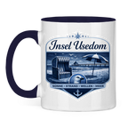 Keramik-Tasse zweifarbig   Insel Usedom #611