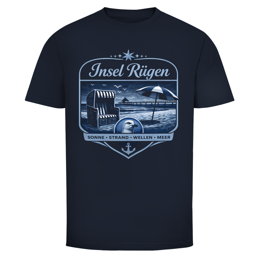 T-Shirt unisex  Insel Rügen #612  - einseitiger Druck