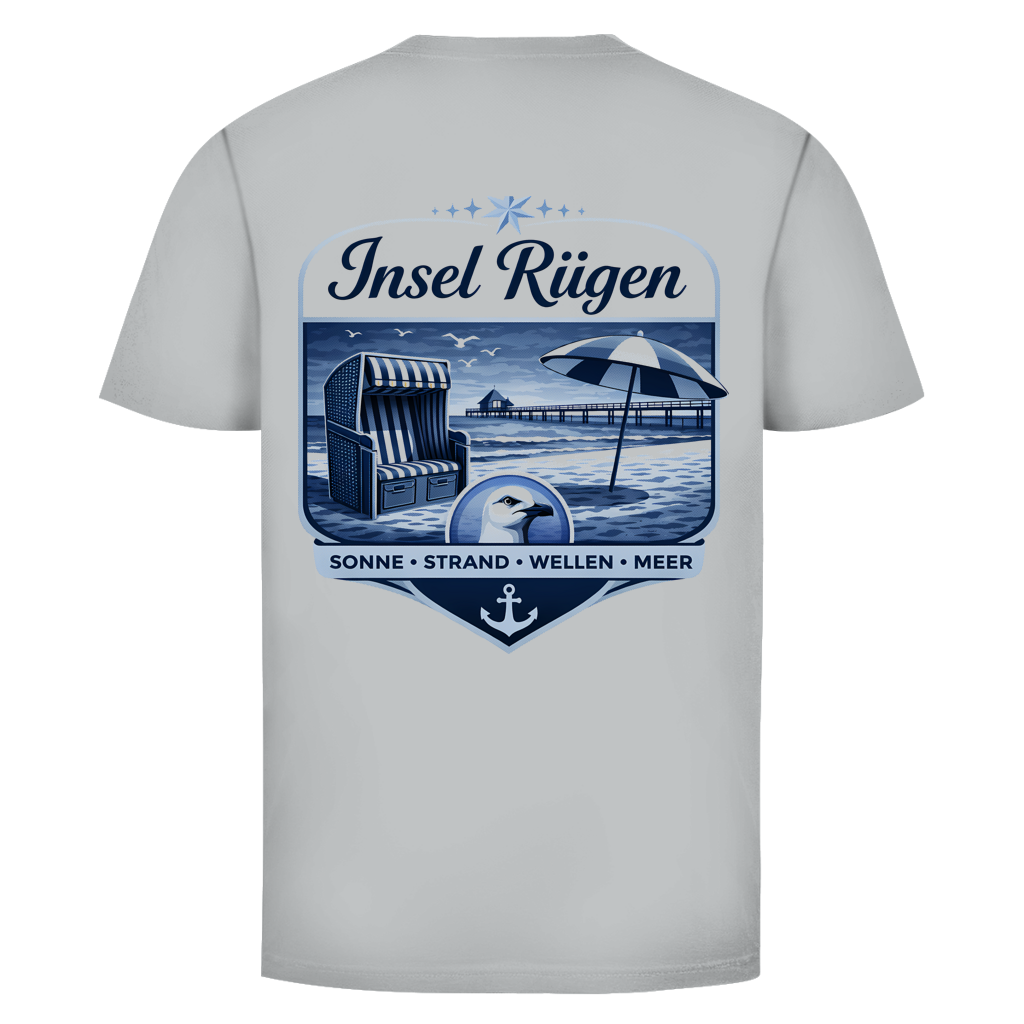 T-Shirt unisex   Insel Rügen #612  - beidseitiger Druck