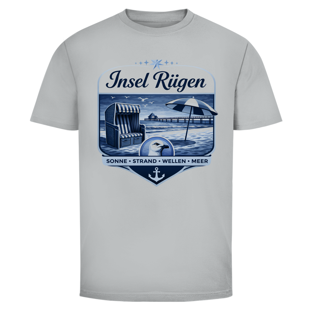 T-Shirt unisex   Insel Rügen #612  - beidseitiger Druck
