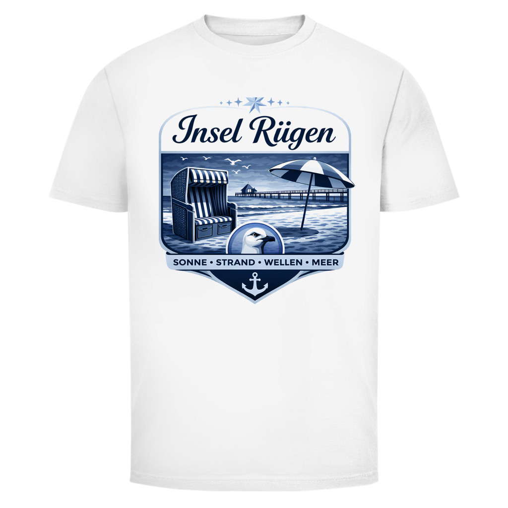 T-Shirt unisex   Insel Rügen #612  - beidseitiger Druck