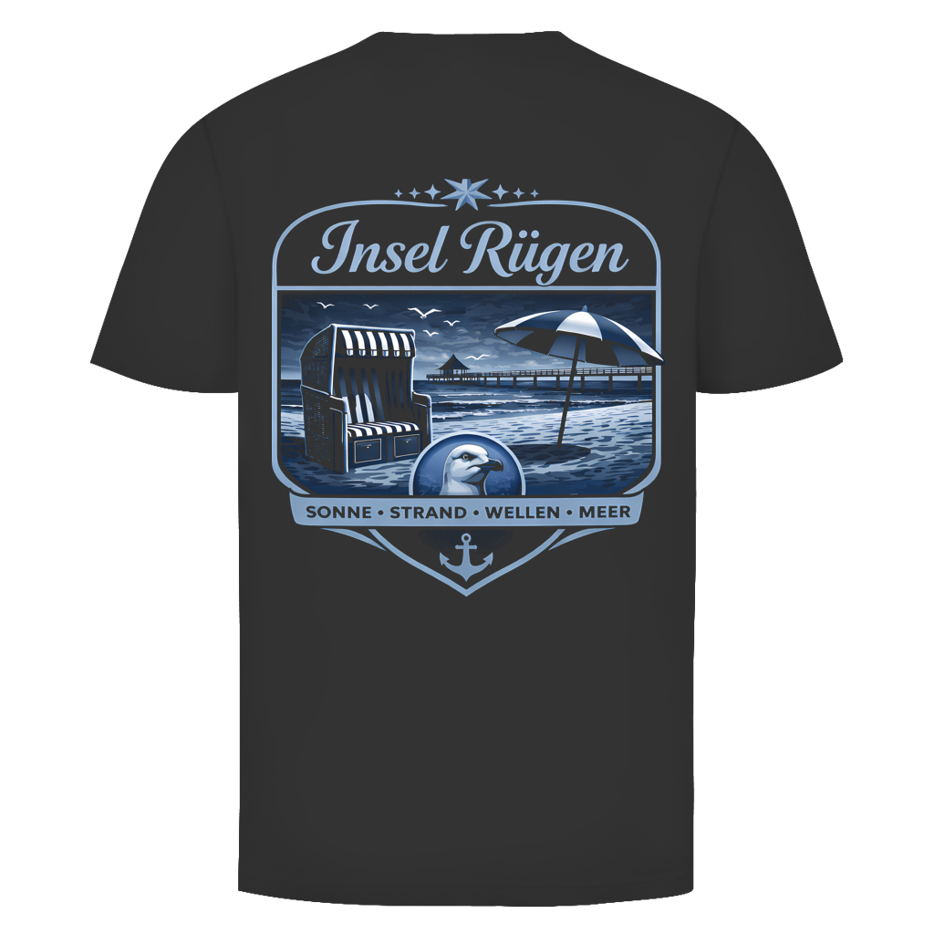 T-Shirt unisex   Insel Rügen #612  - beidseitiger Druck