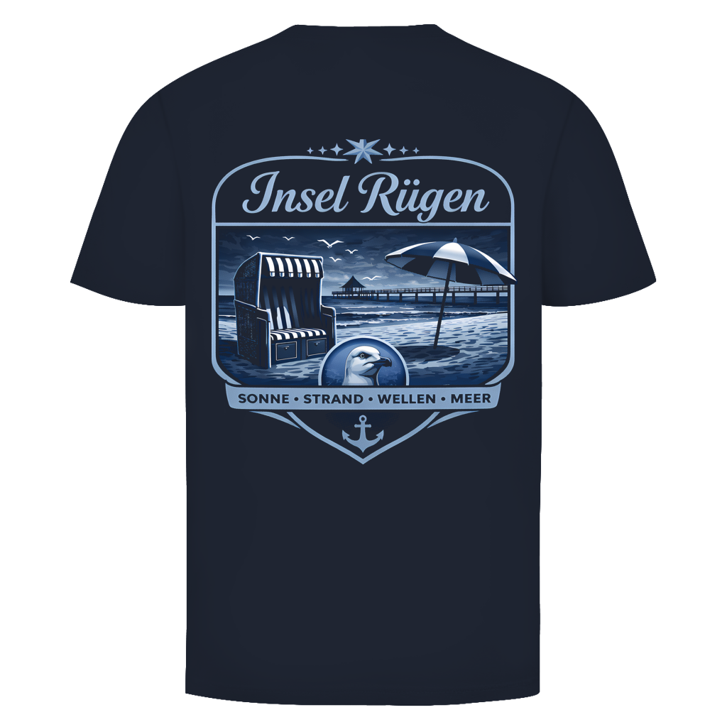 T-Shirt unisex   Insel Rügen #612  - beidseitiger Druck