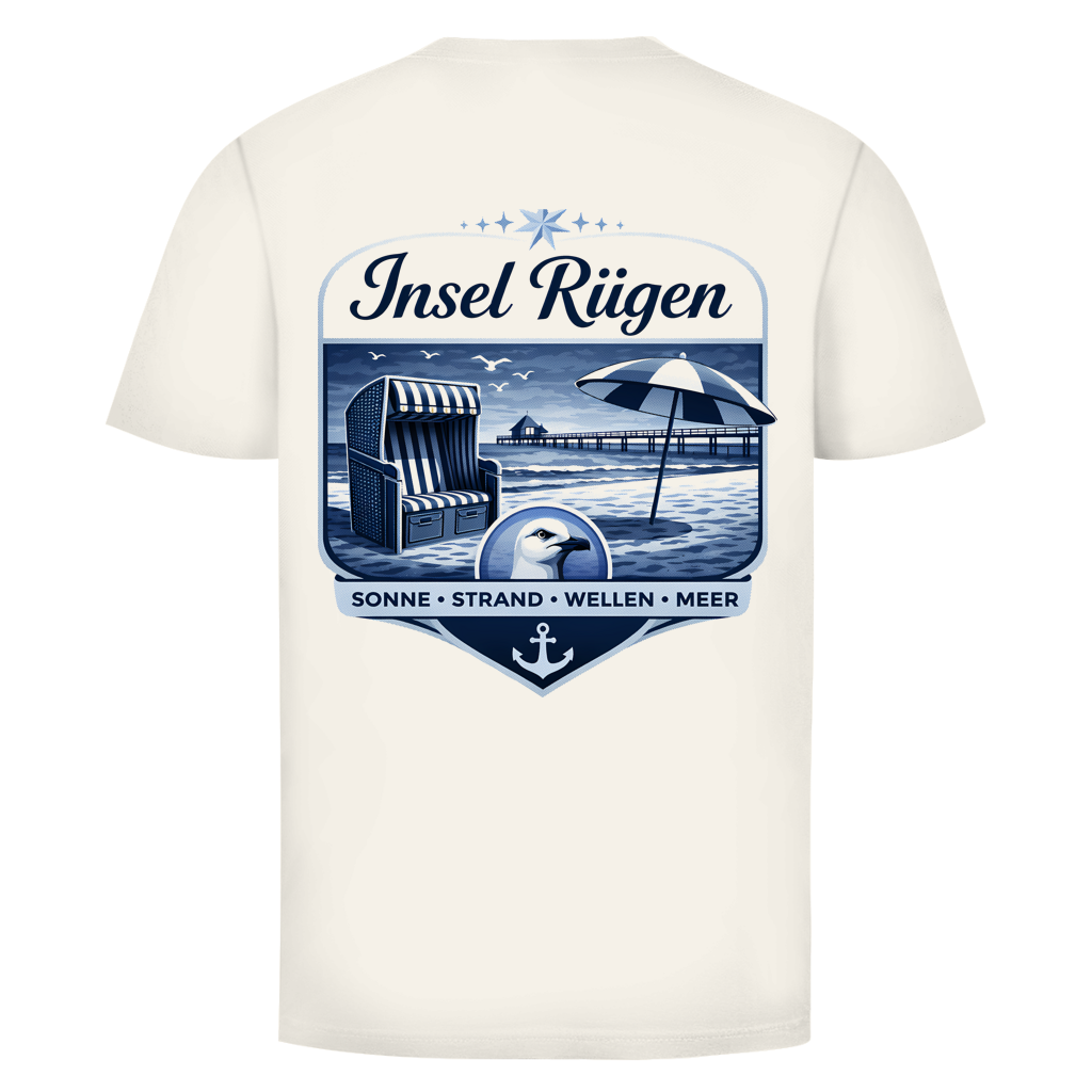 T-Shirt unisex   Insel Rügen #612  - beidseitiger Druck